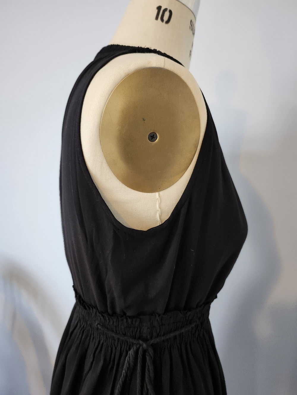 Club Monaco Black Elastic Midi Dres 00 size - Picture 9 of 12